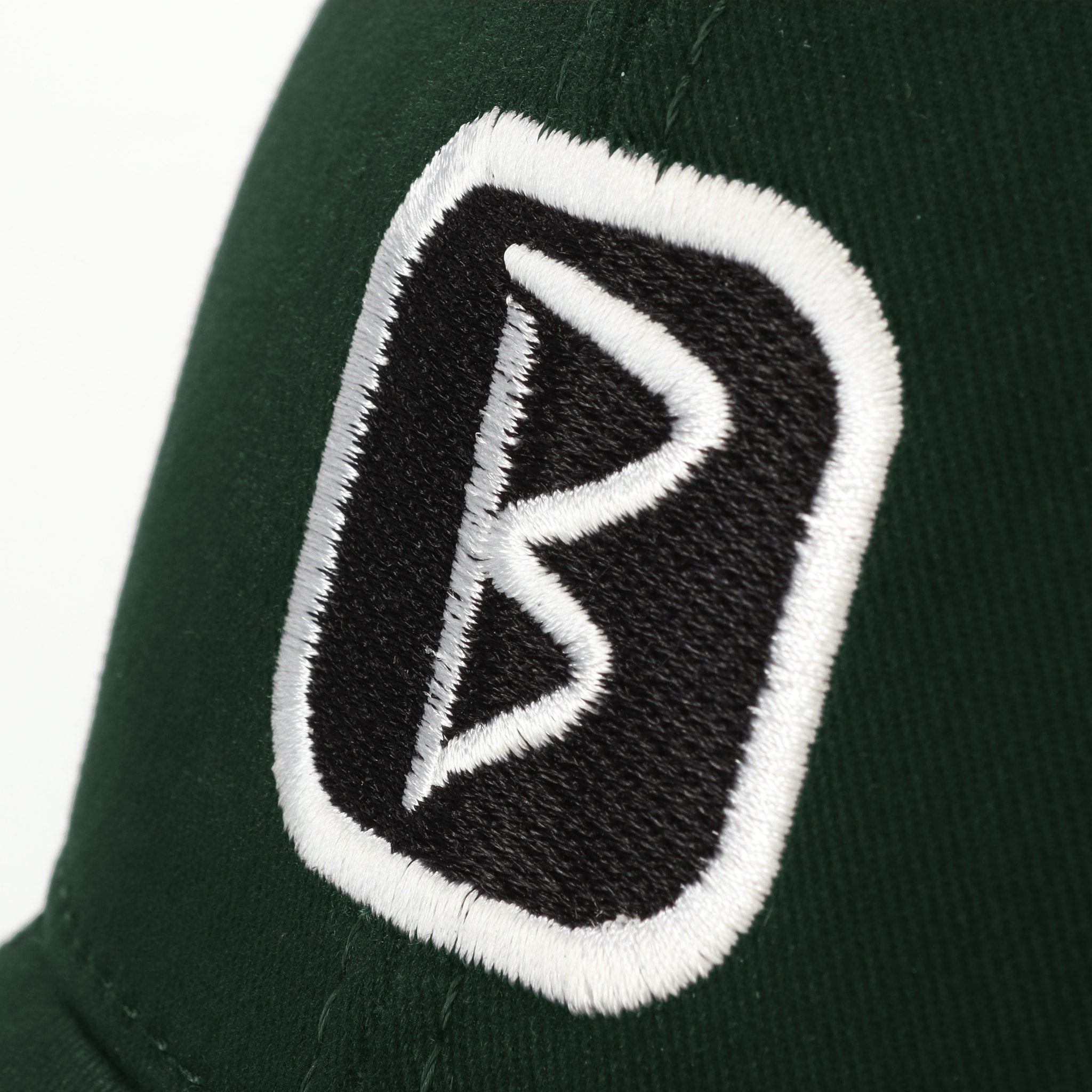 B Patch Baseball Şapka - yeşil