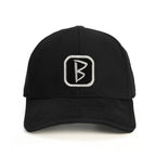 B Patch Baseball Şapka - siyah