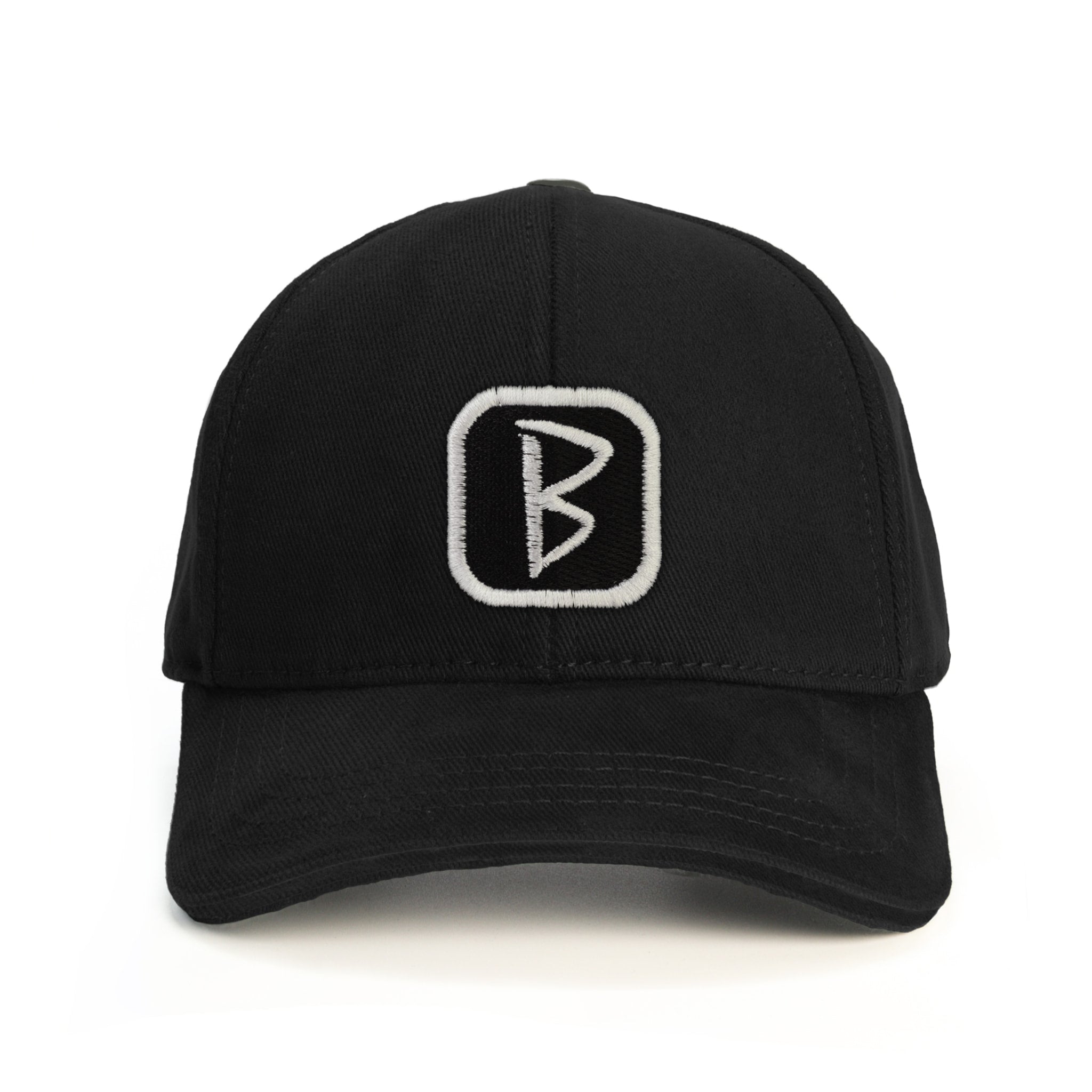 B Patch Baseball Şapka - siyah