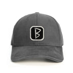 B Patch Baseball Şapka - gri