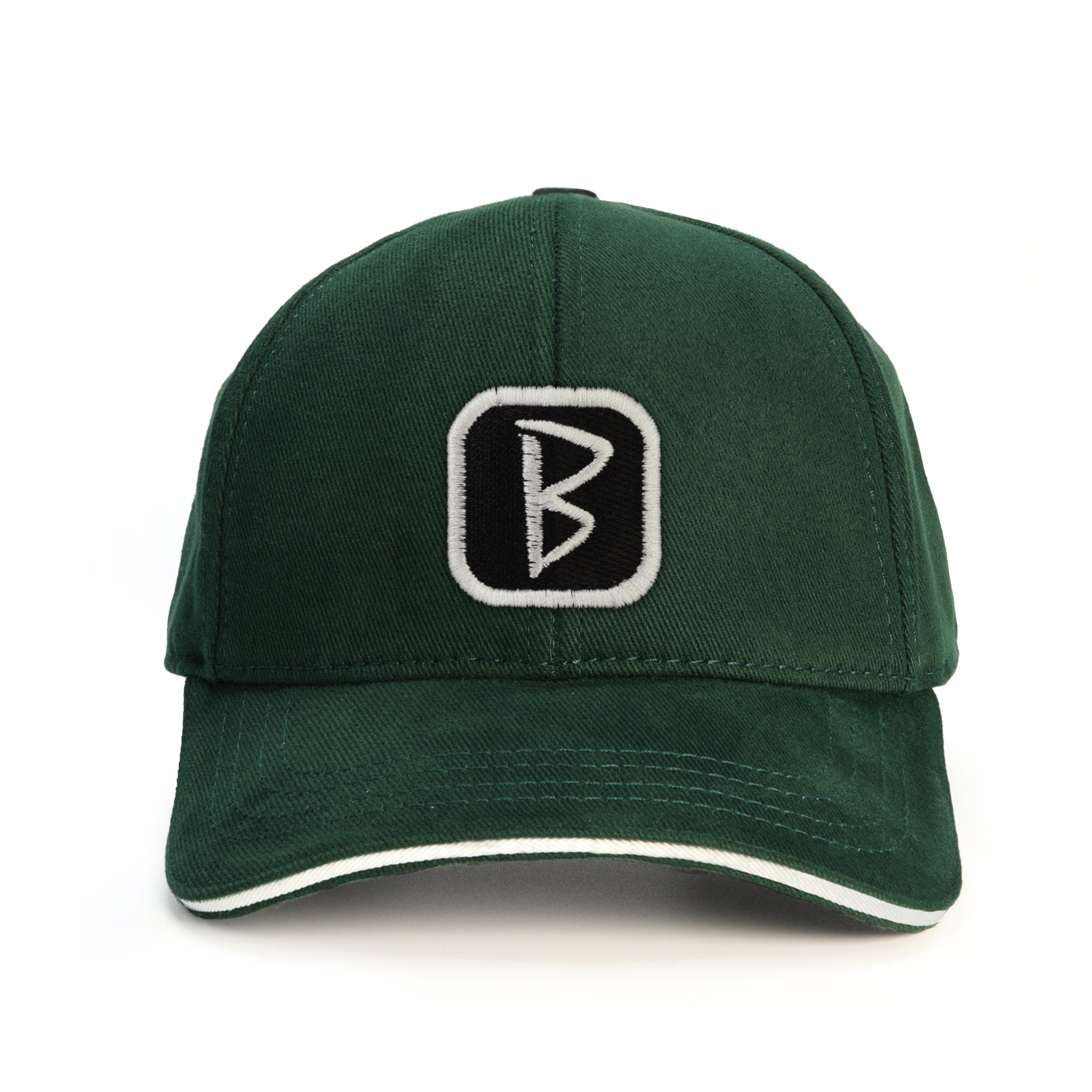 B Patch Baseball Şapka - yeşil
