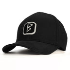 B Patch Baseball Şapka - siyah