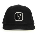 B Patch Snapback Şapka - siyah