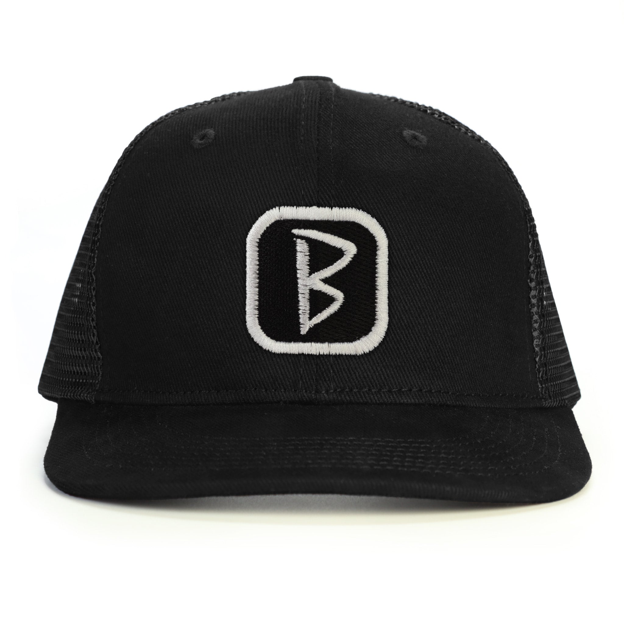 B Patch Snapback Şapka - siyah