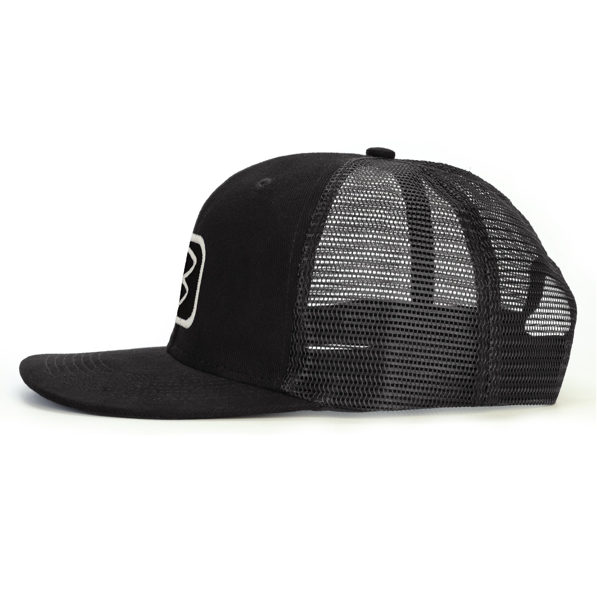 B Patch Snapback Şapka - siyah