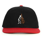 Müzisyen Çello Snapback Şapka - kırmızı