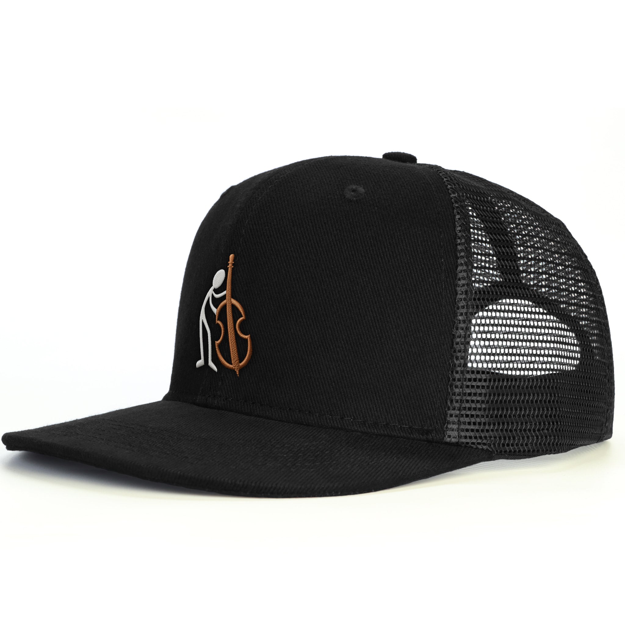 Müzisyen Çello Snapback Şapka - siyah