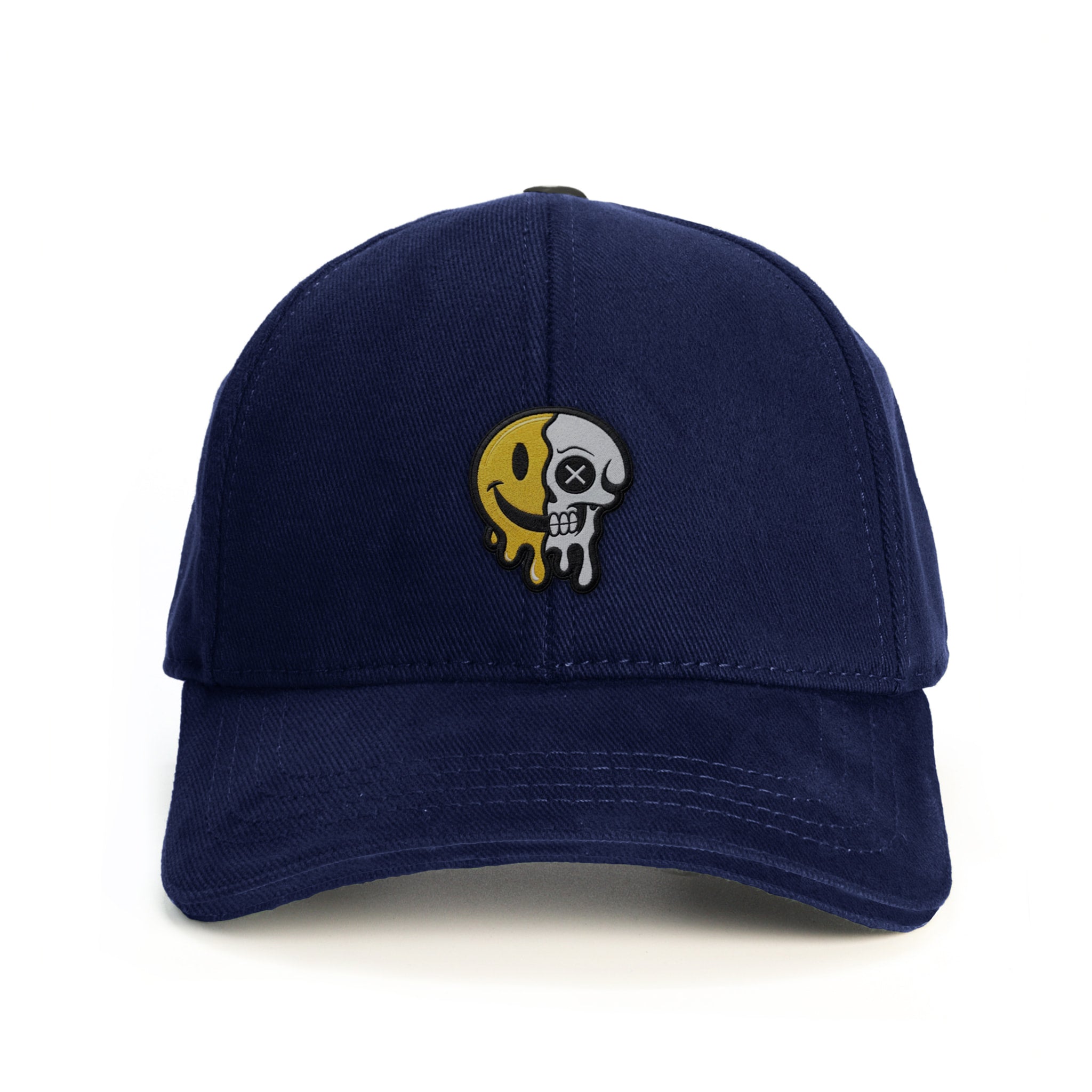 Simley Skull Baseball Şapka - lacivert