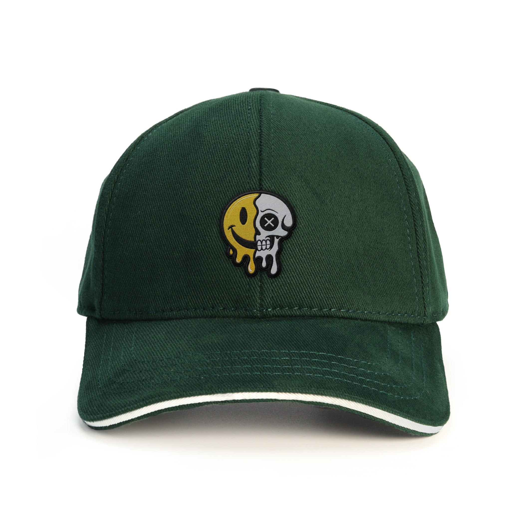 Simley Skull Baseball Şapka - yeşil