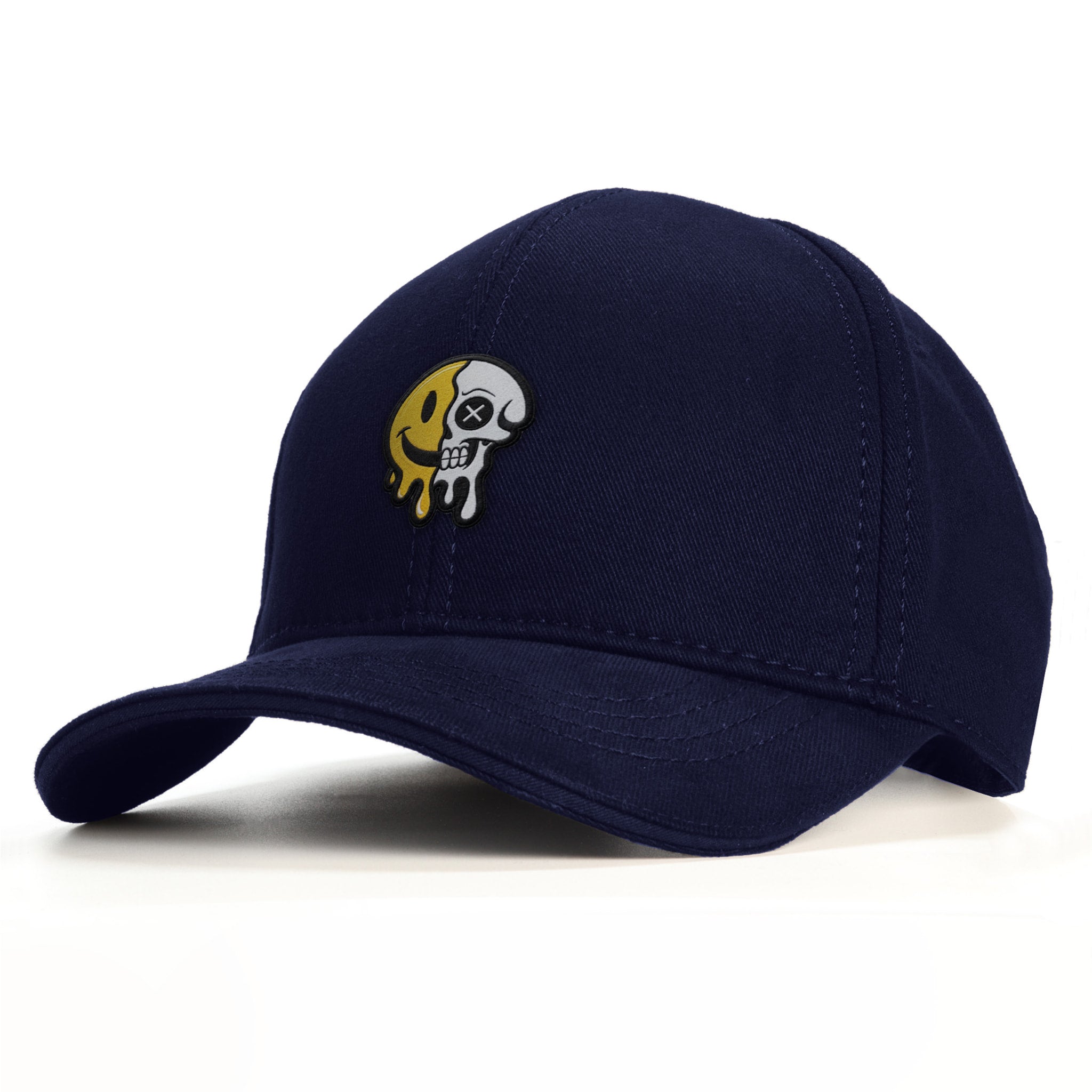 Simley Skull Baseball Şapka - lacivert