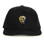 Simley Skull Snapback Şapka - siyah
