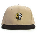 Simley Skull Snapback Şapka - bej