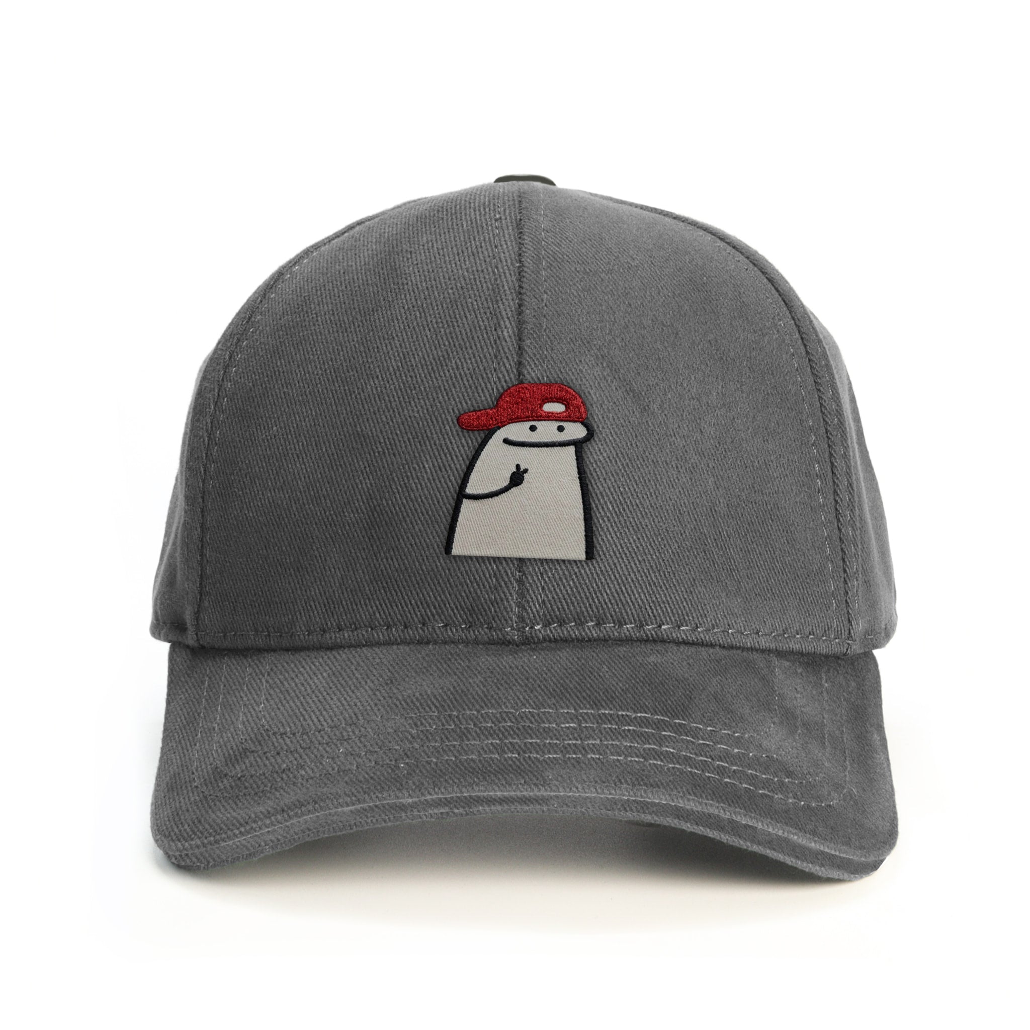 Cool Flork Meme Baseball Şapka - gri