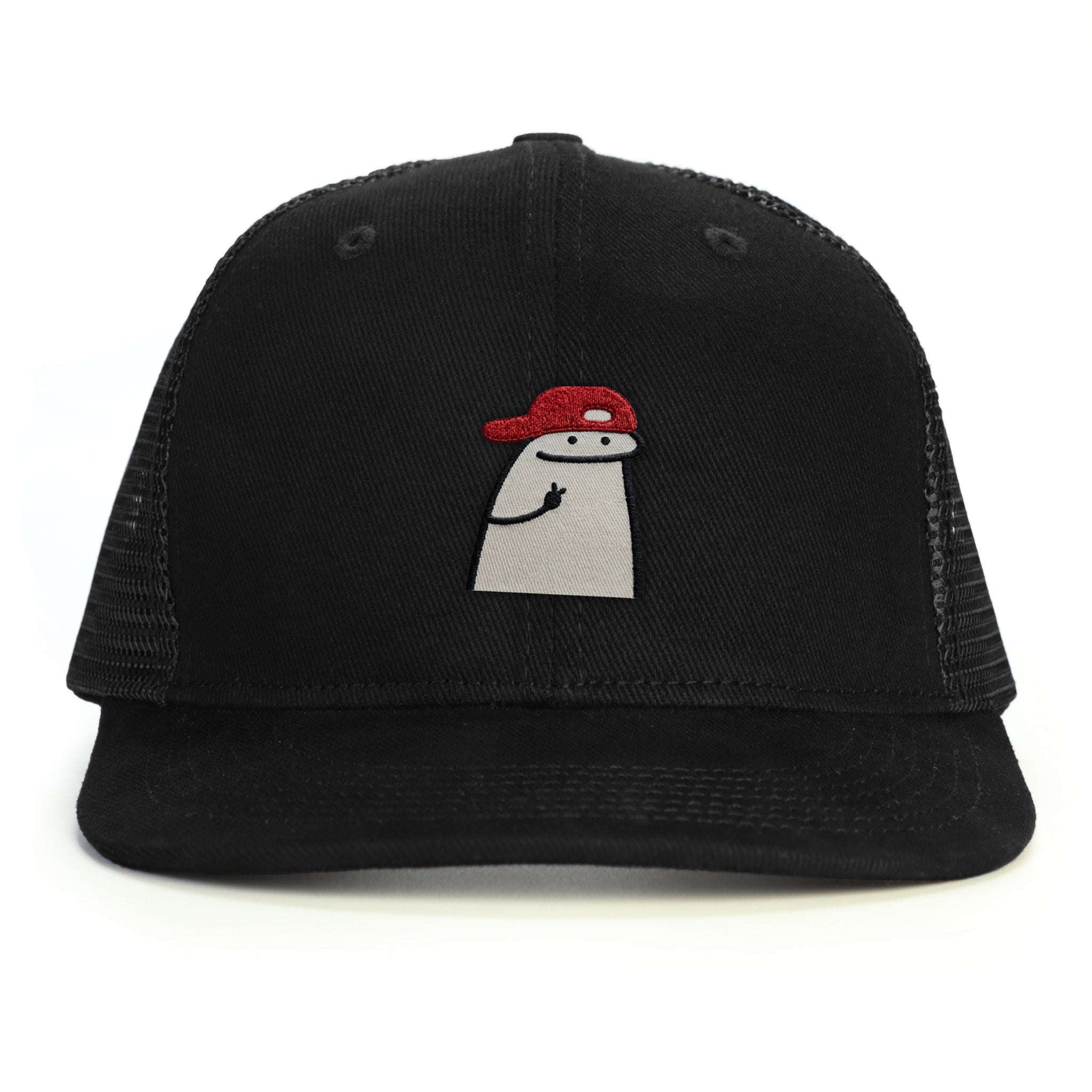 Cool Flork Meme Snapback Şapka - siyah