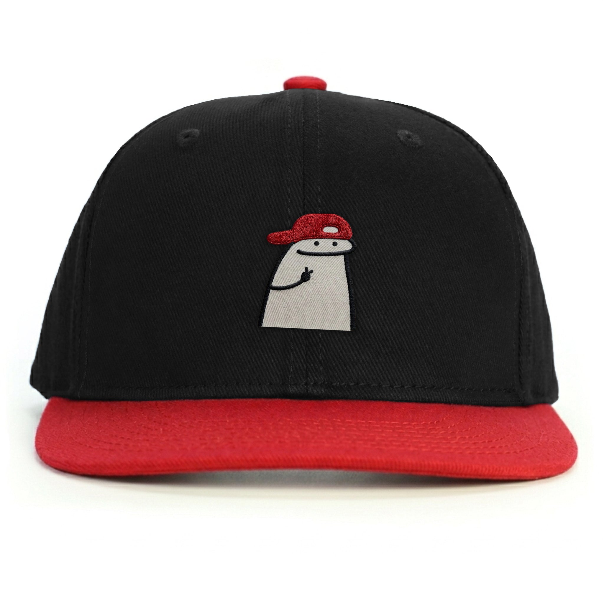 Cool Flork Meme Snapback Şapka - kırmızı