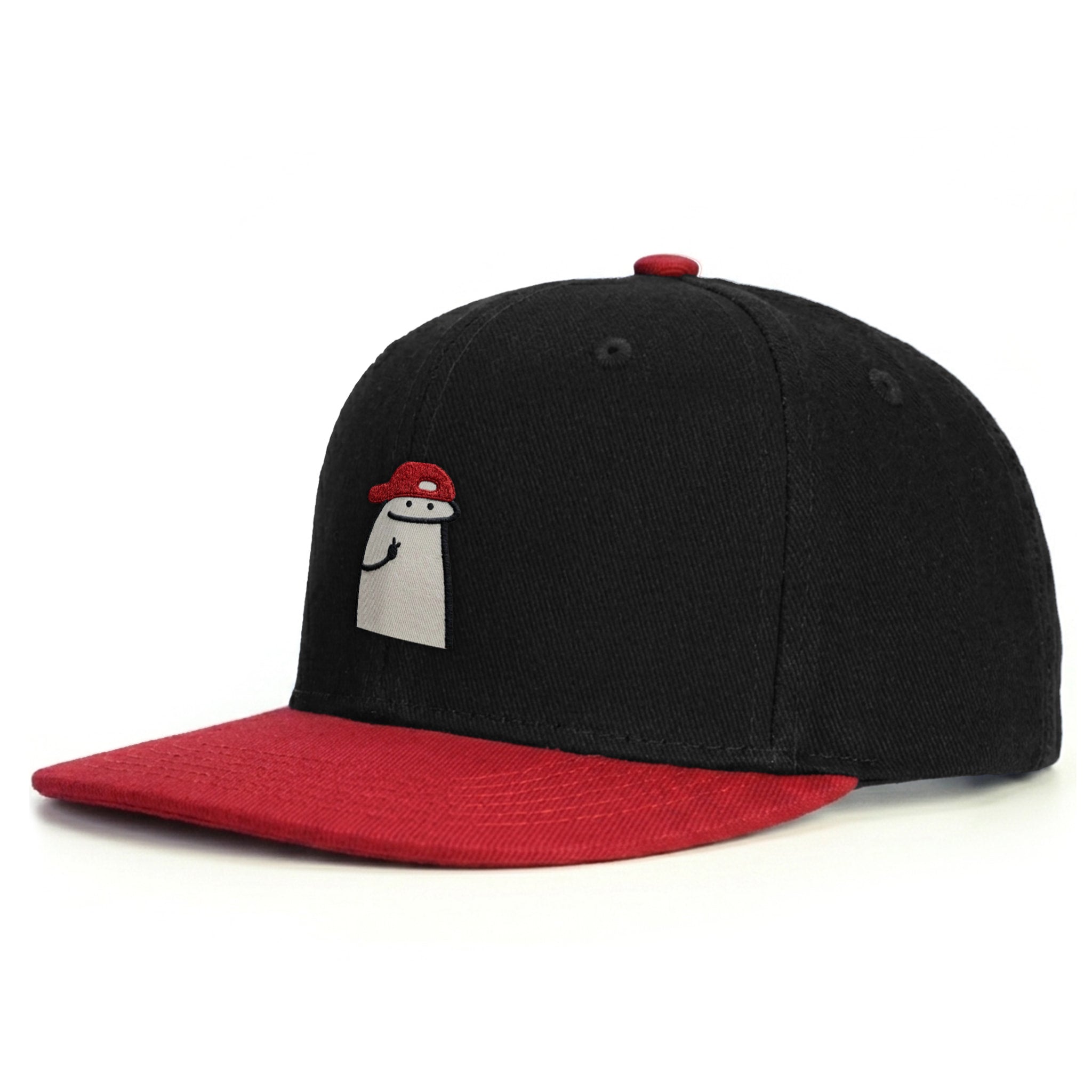 Cool Flork Meme Snapback Şapka - kırmızı