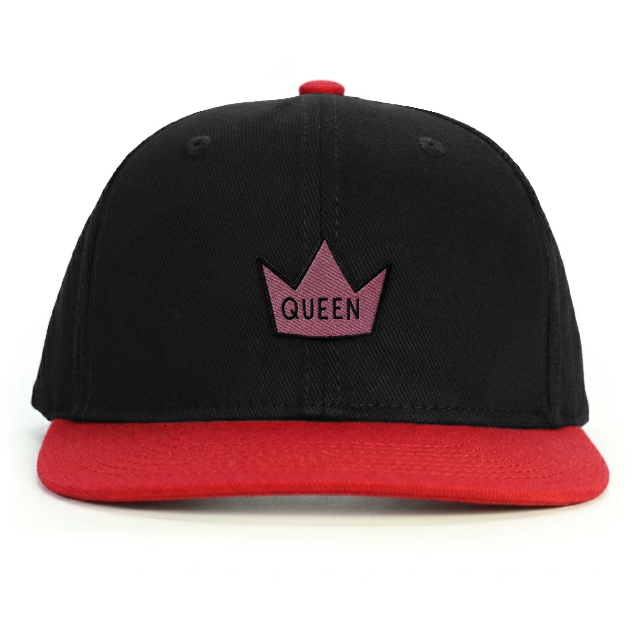 QUEEN Snapback Şapka - kırmızı