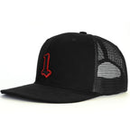 1 Numara Snapback Şapka - siyah