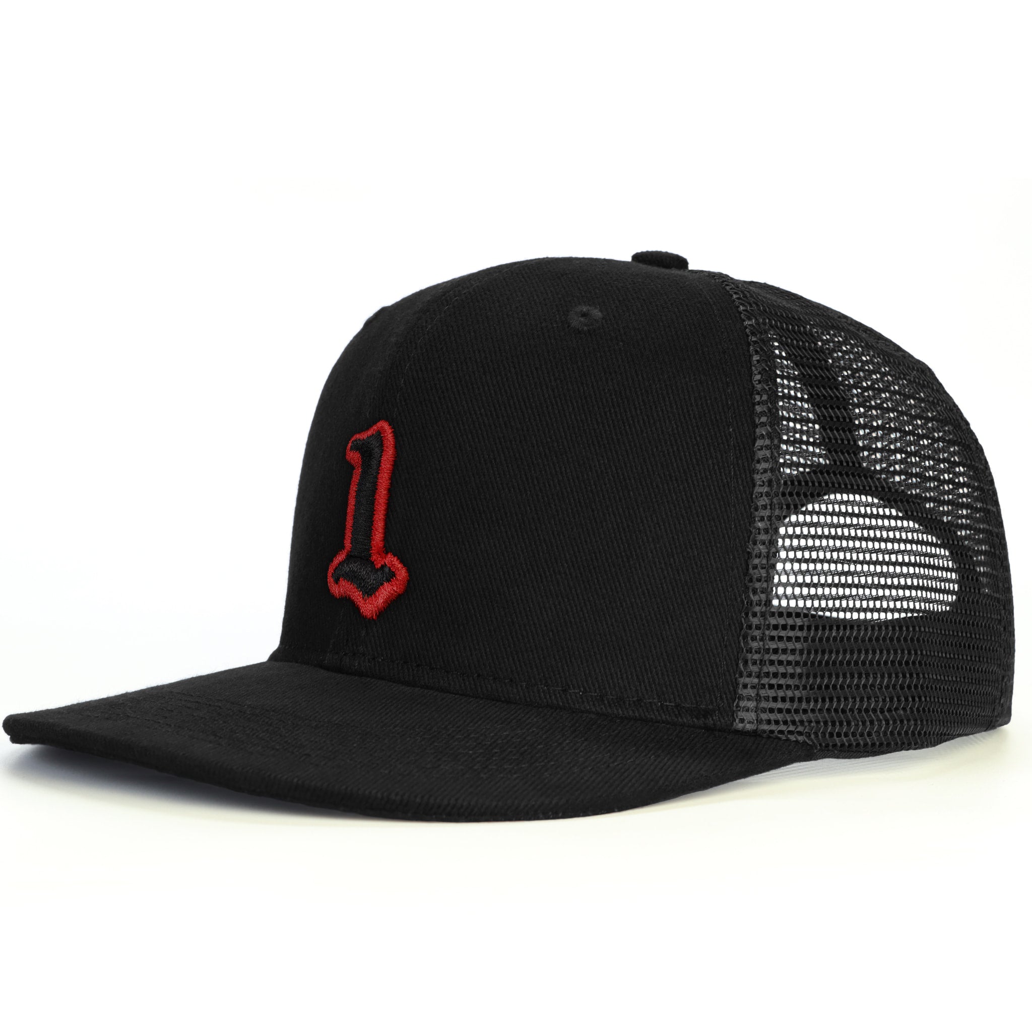 1 Numara Snapback Şapka - siyah