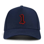 1 Numara Kalıplı Baseball Şapka - lacivert