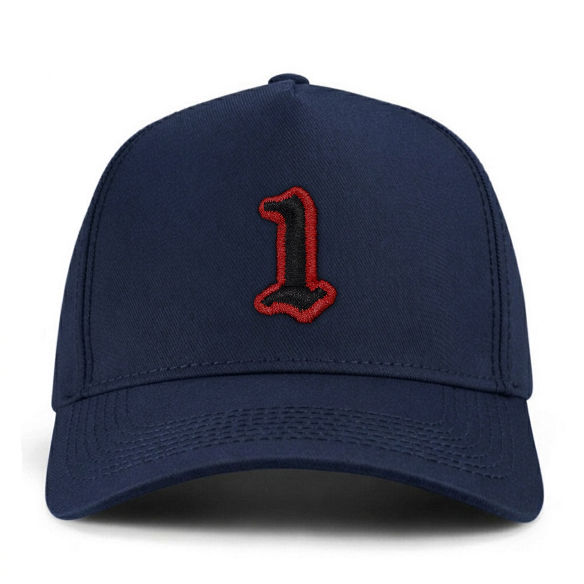 1 Numara Kalıplı Baseball Şapka - lacivert