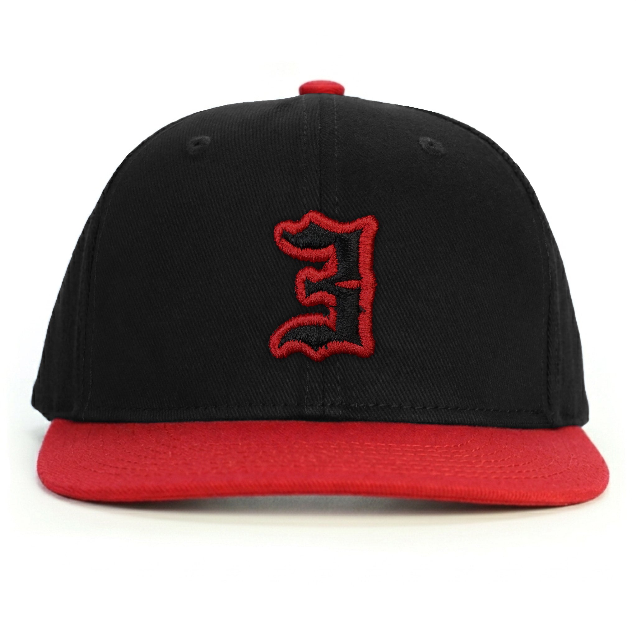 3 Numara Snapback Şapka - kırmızı