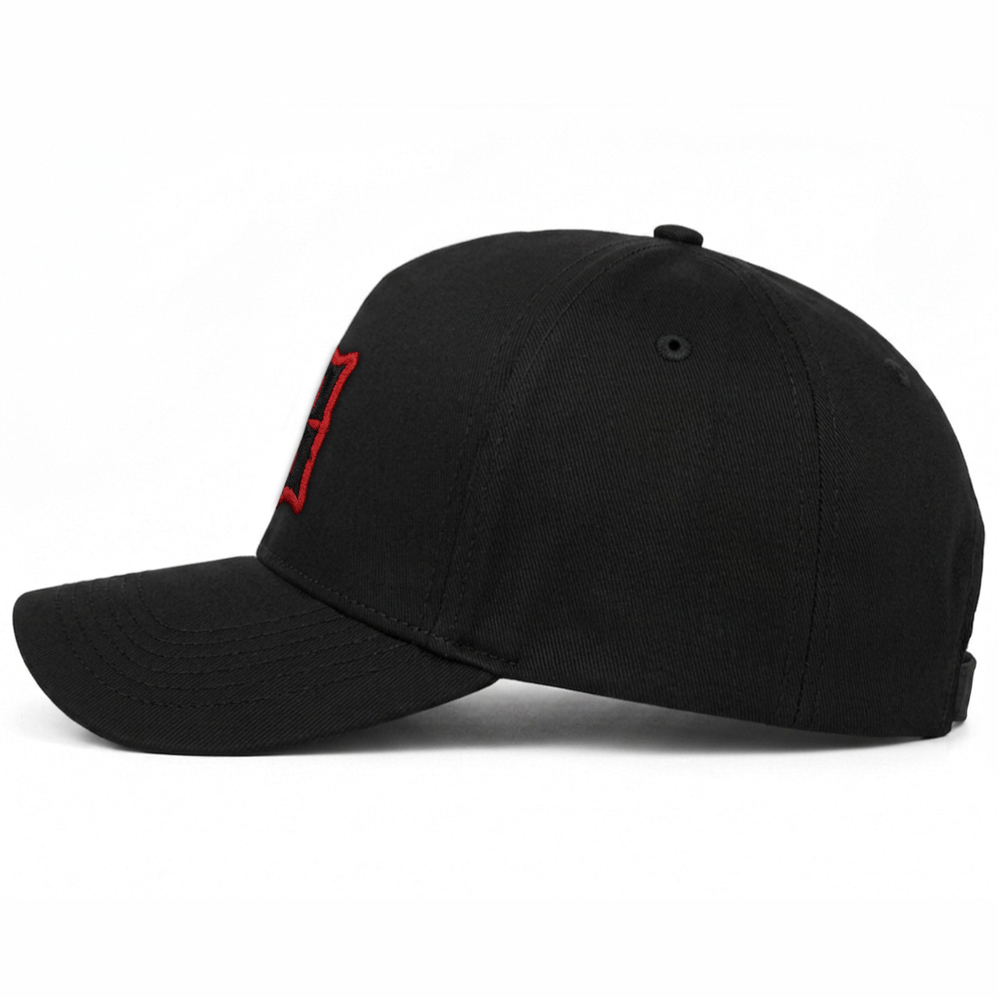 3 Numara Kalıplı Baseball Şapka - siyah