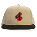 4 Numara Snapback Şapka - bej