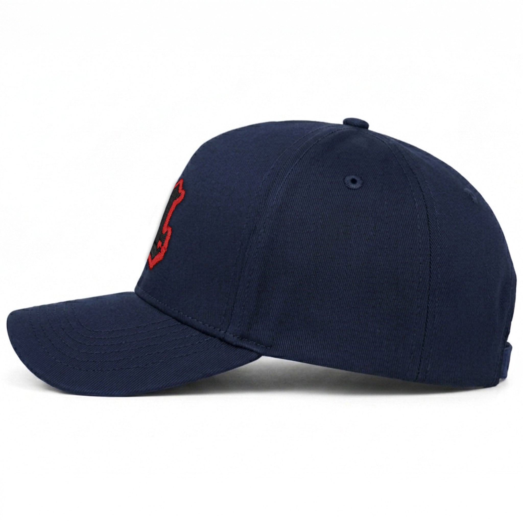 4 Numara Kalıplı Baseball Şapka - lacivert