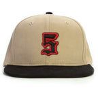 5 Numara Snapback Şapka - bej