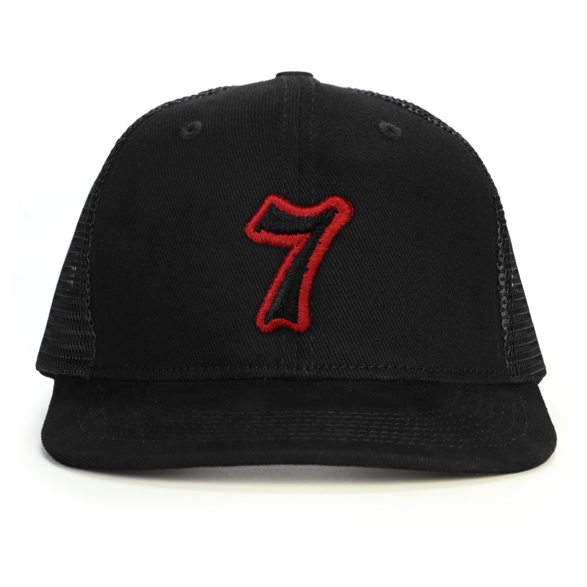 7 Numara Snapback Şapka - siyah