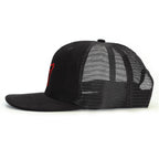 7 Numara Snapback Şapka - siyah