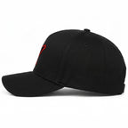 7 Numara Kalıplı Baseball Şapka - siyah