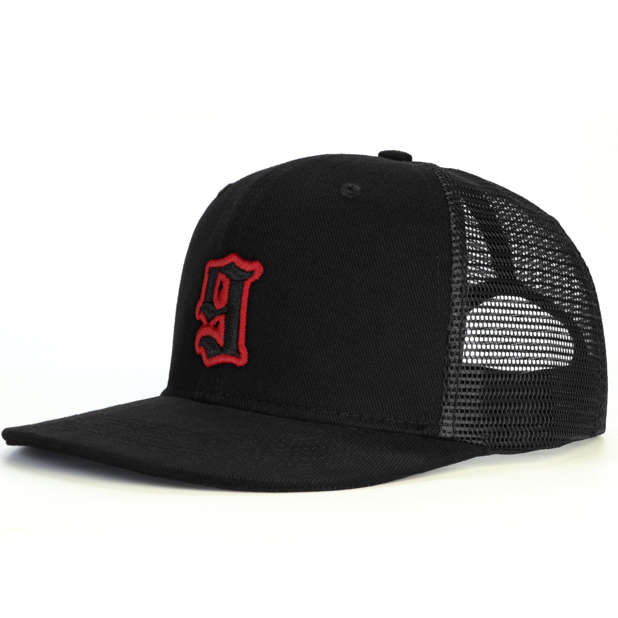 9 Numara Snapback Şapka - siyah