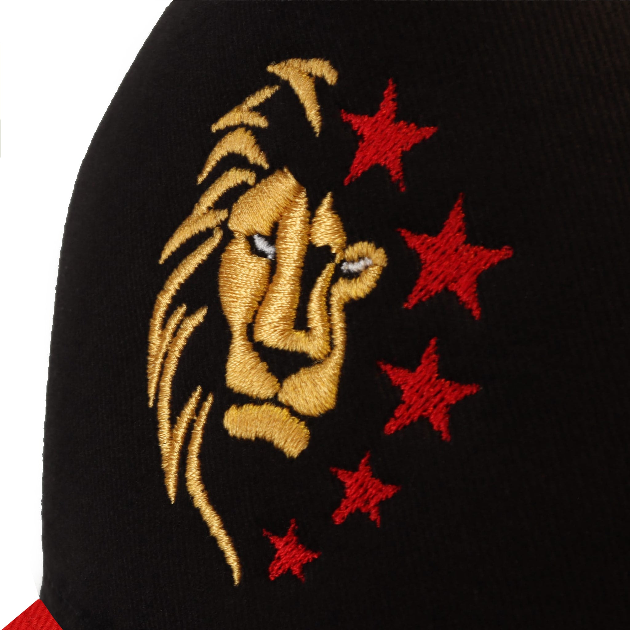 Lion Snapback Şapka - kırmızı
