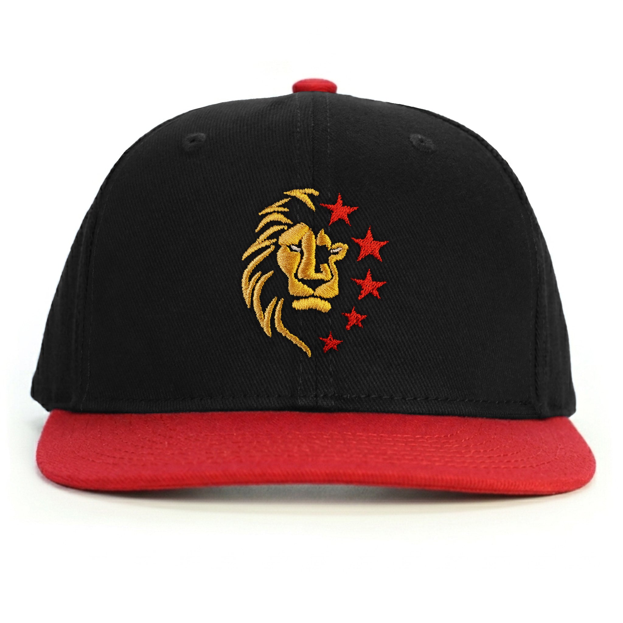 Lion Snapback Şapka - kırmızı