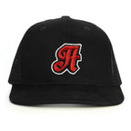 A Harf Snapback Şapka - siyah