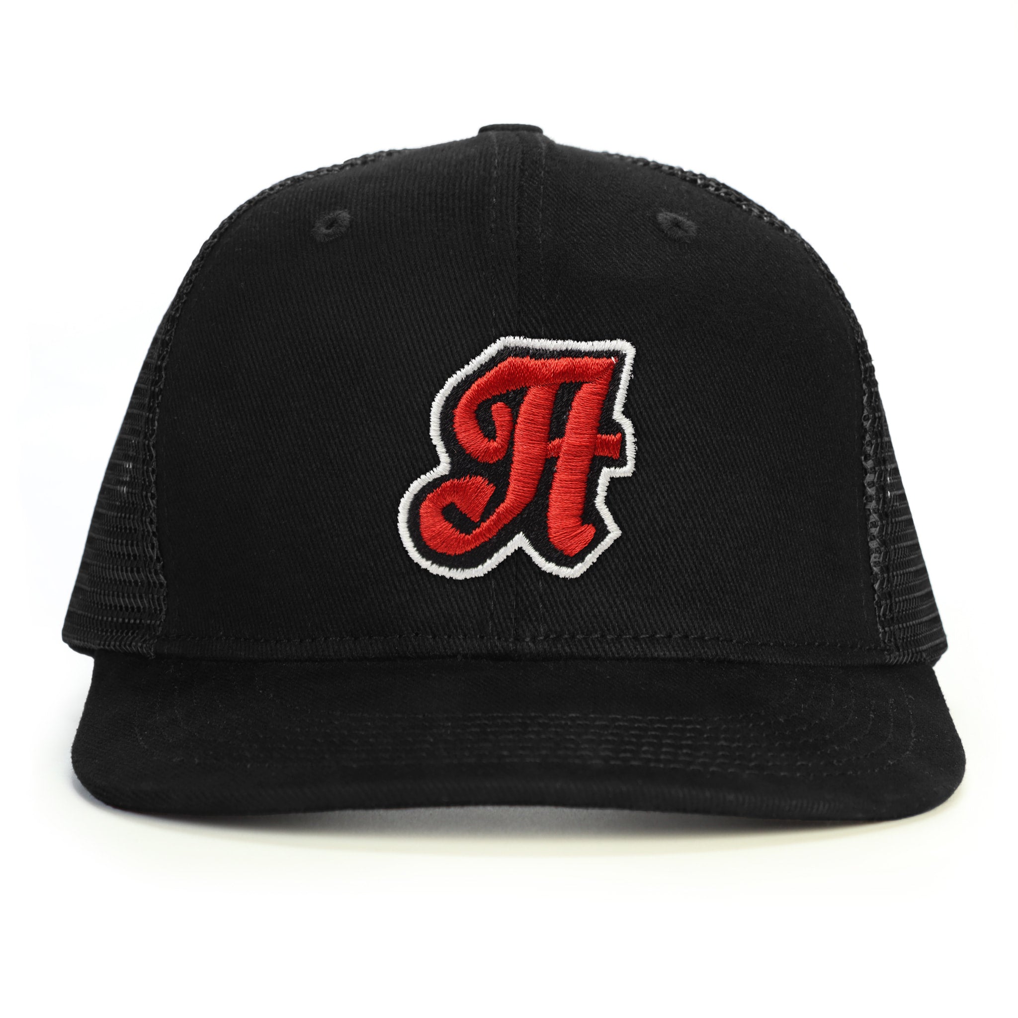 A Harf Snapback Şapka - siyah