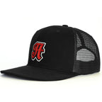 A Harf Snapback Şapka - siyah