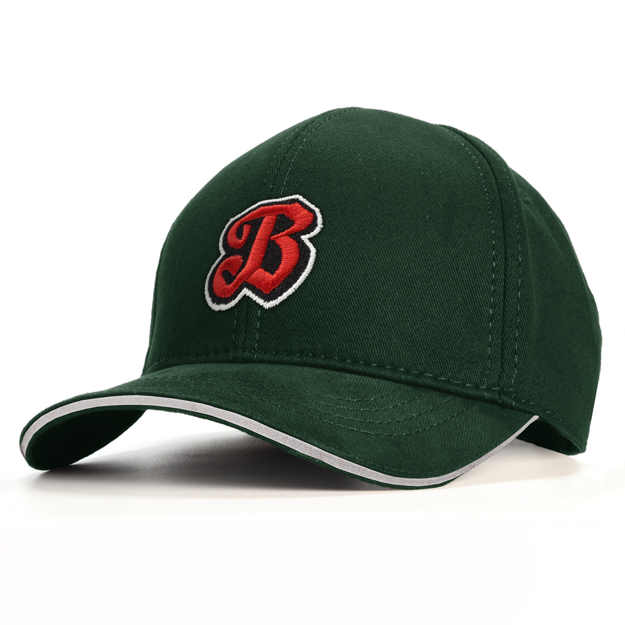 B Harf Baseball Şapka - yeşil