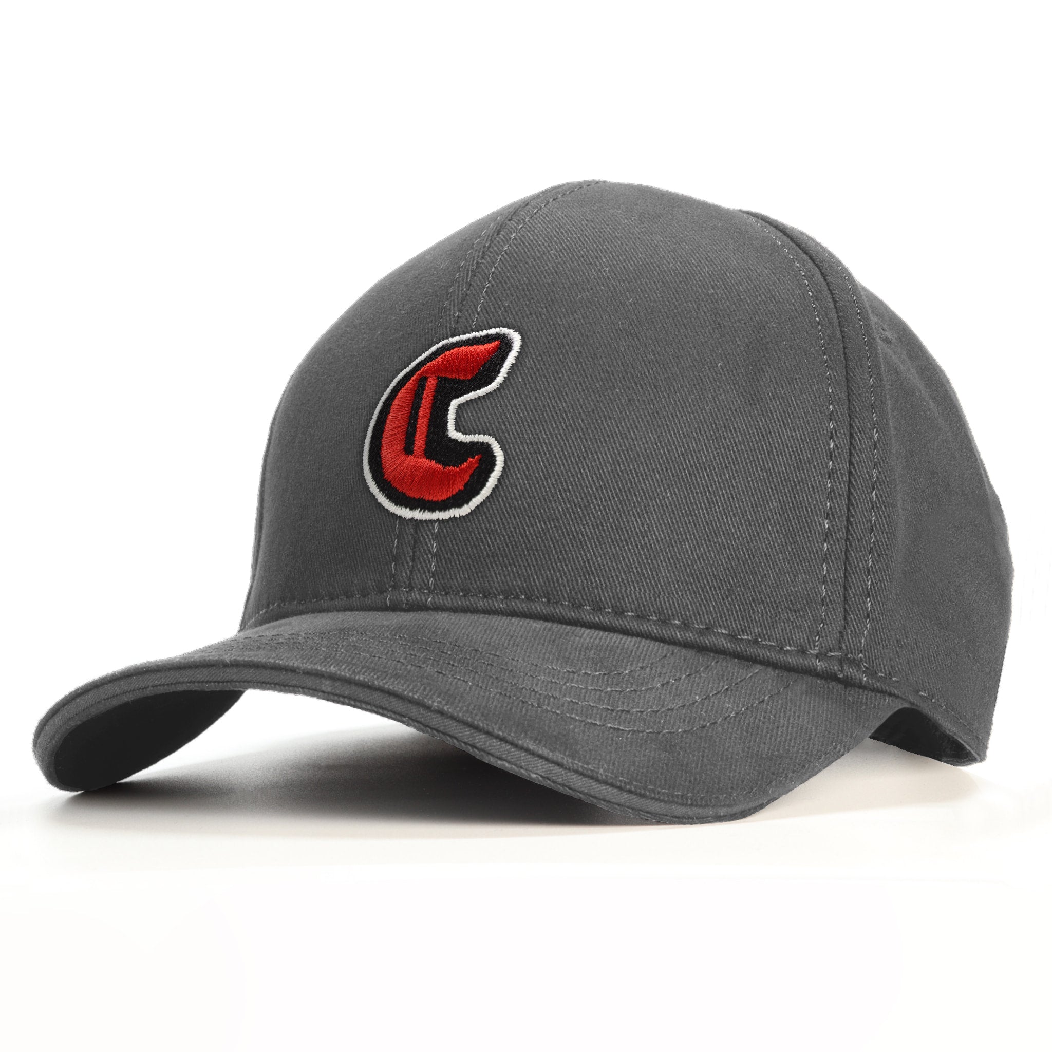 C Harf Baseball Şapka - gri