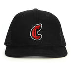 C Harf Snapback Şapka - siyah