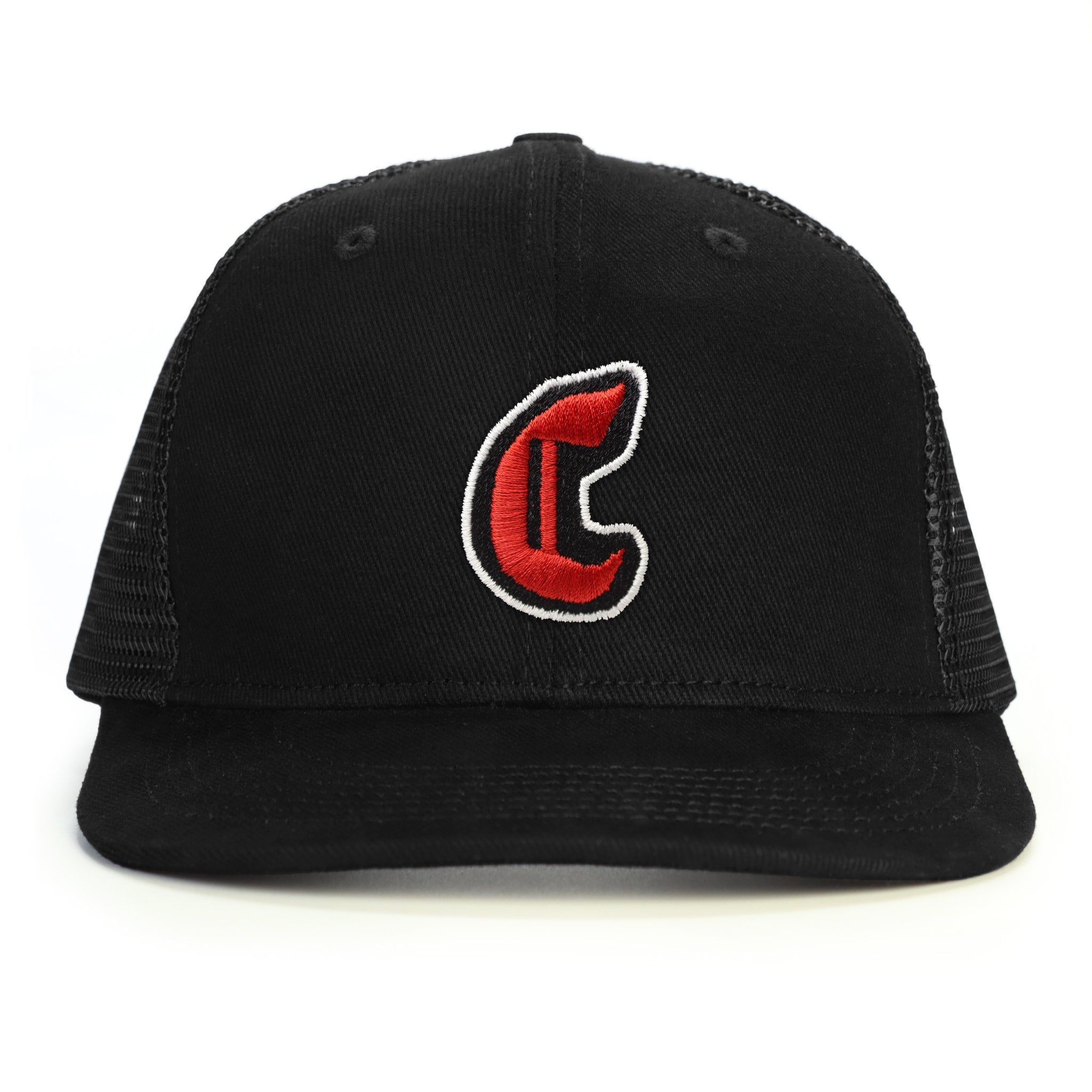 C Harf Snapback Şapka - siyah
