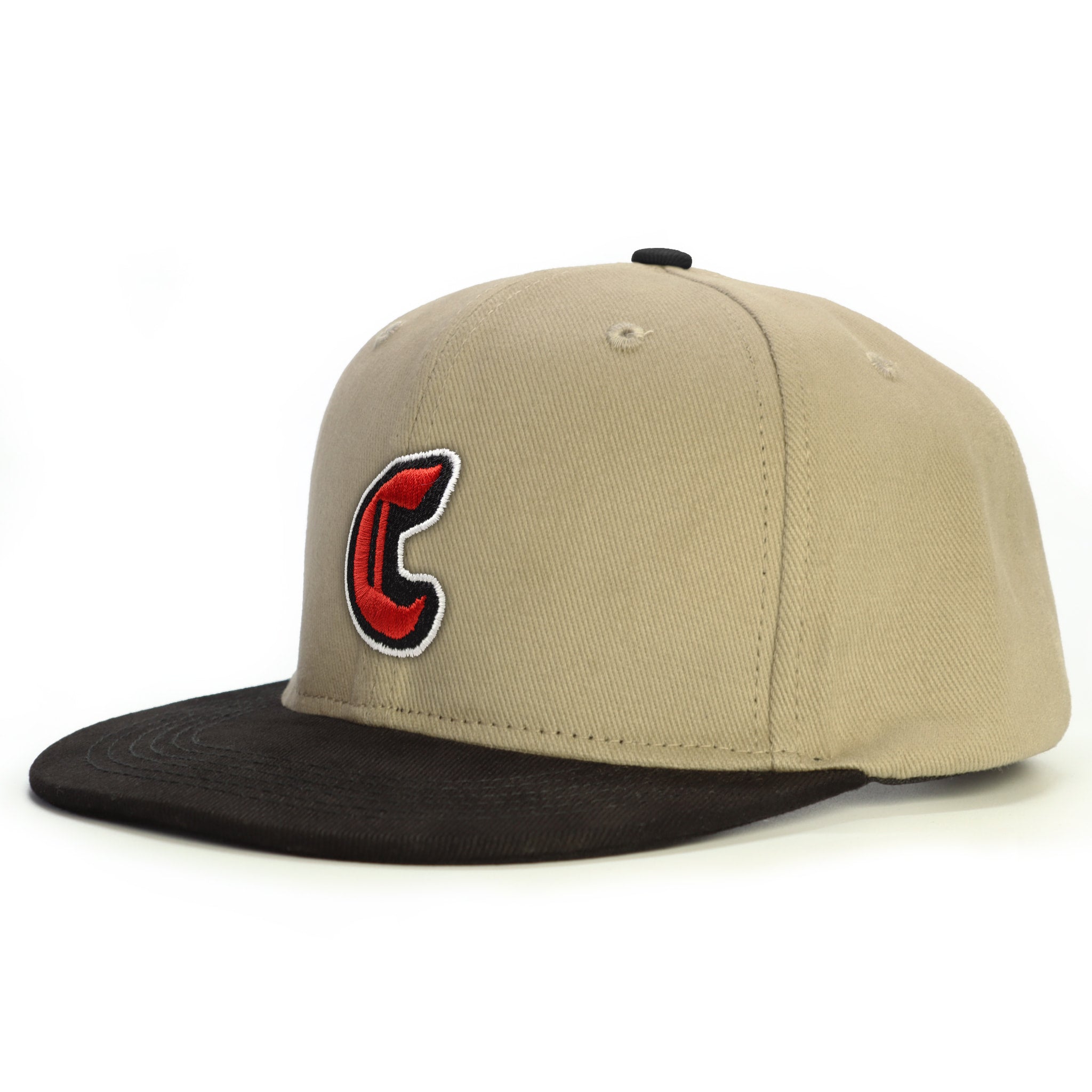 C Harf Snapback Şapka - bej
