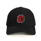 D Harf Baseball Şapka - siyah
