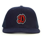 D Harf Snapback Şapka - lacivert