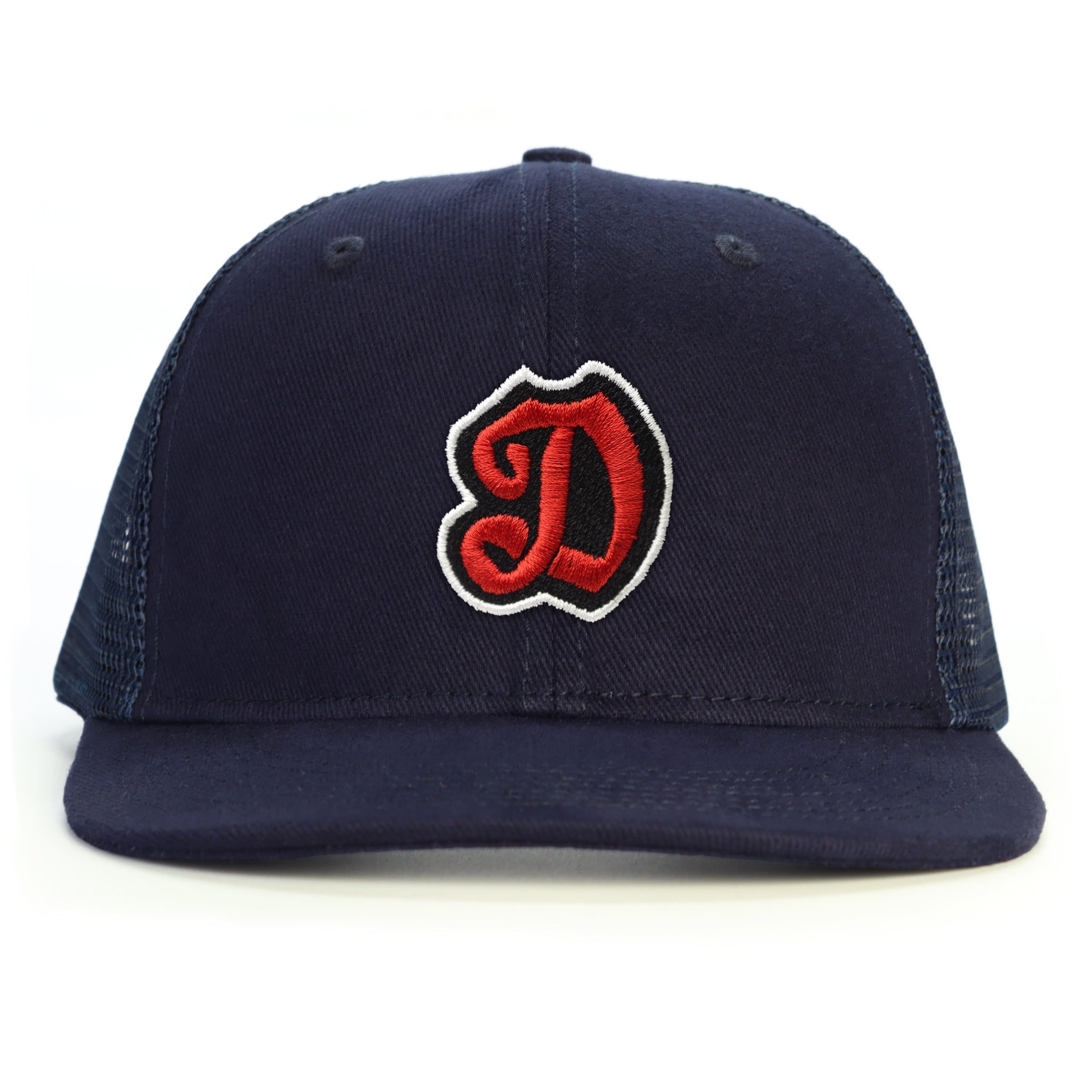 D Harf Snapback Şapka - lacivert