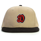 D Harf Snapback Şapka - bej