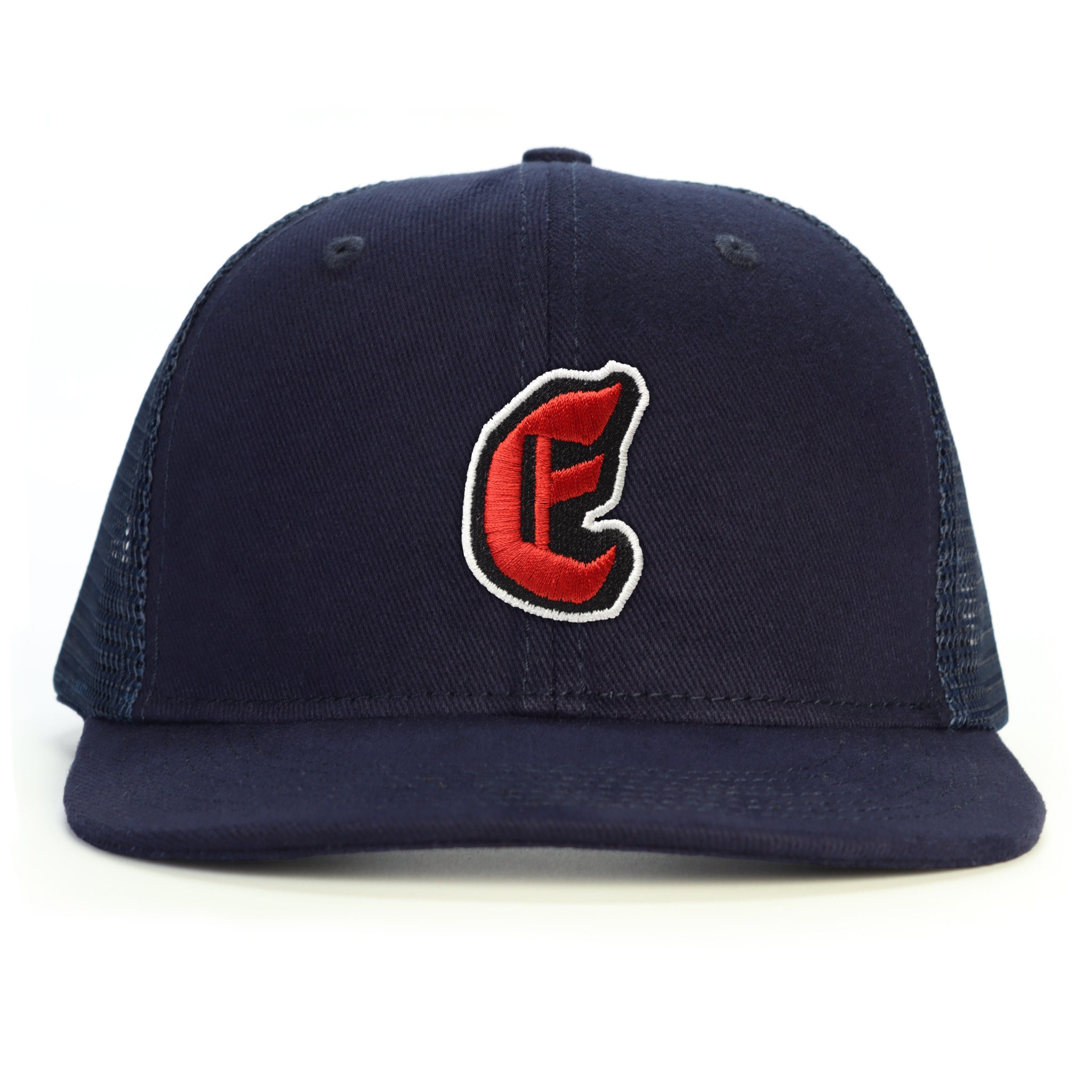 E Harf Snapback Şapka - lacivert