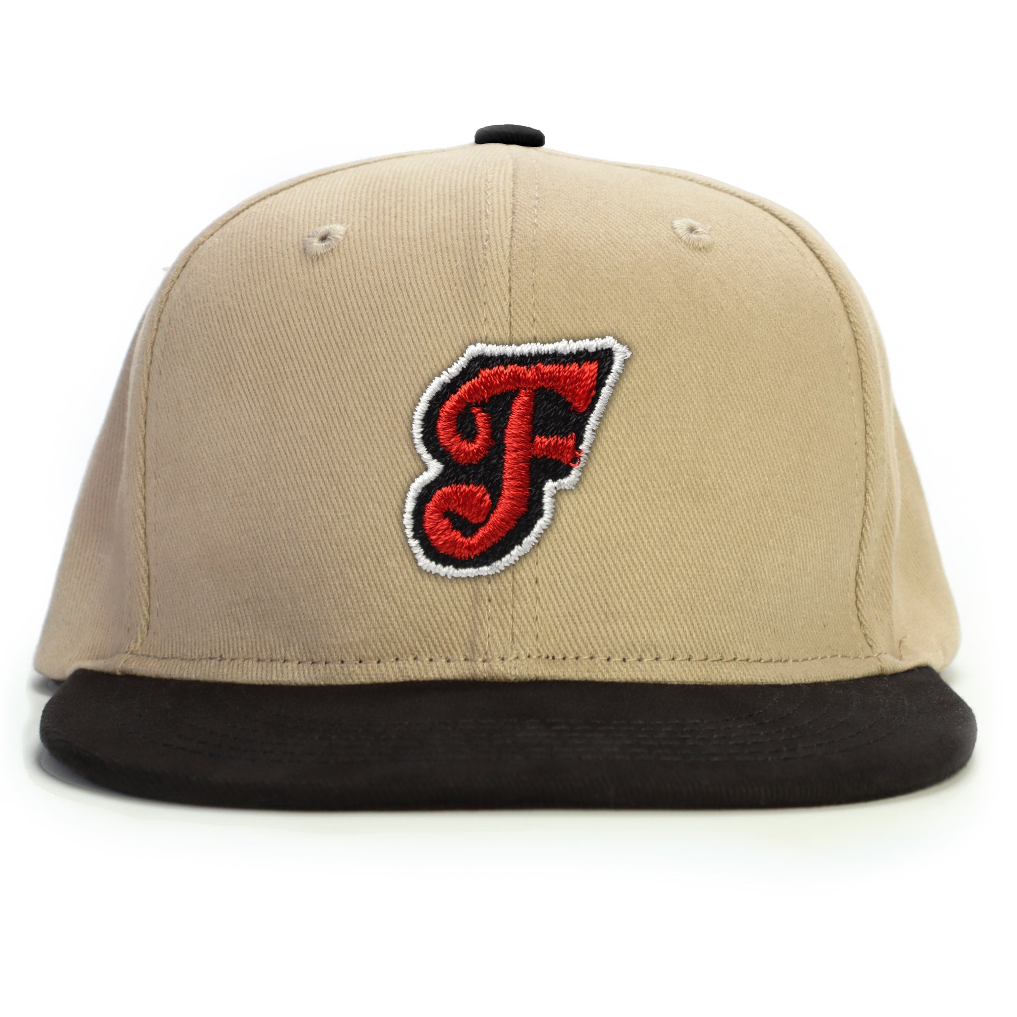F Harf Snapback Şapka - bej